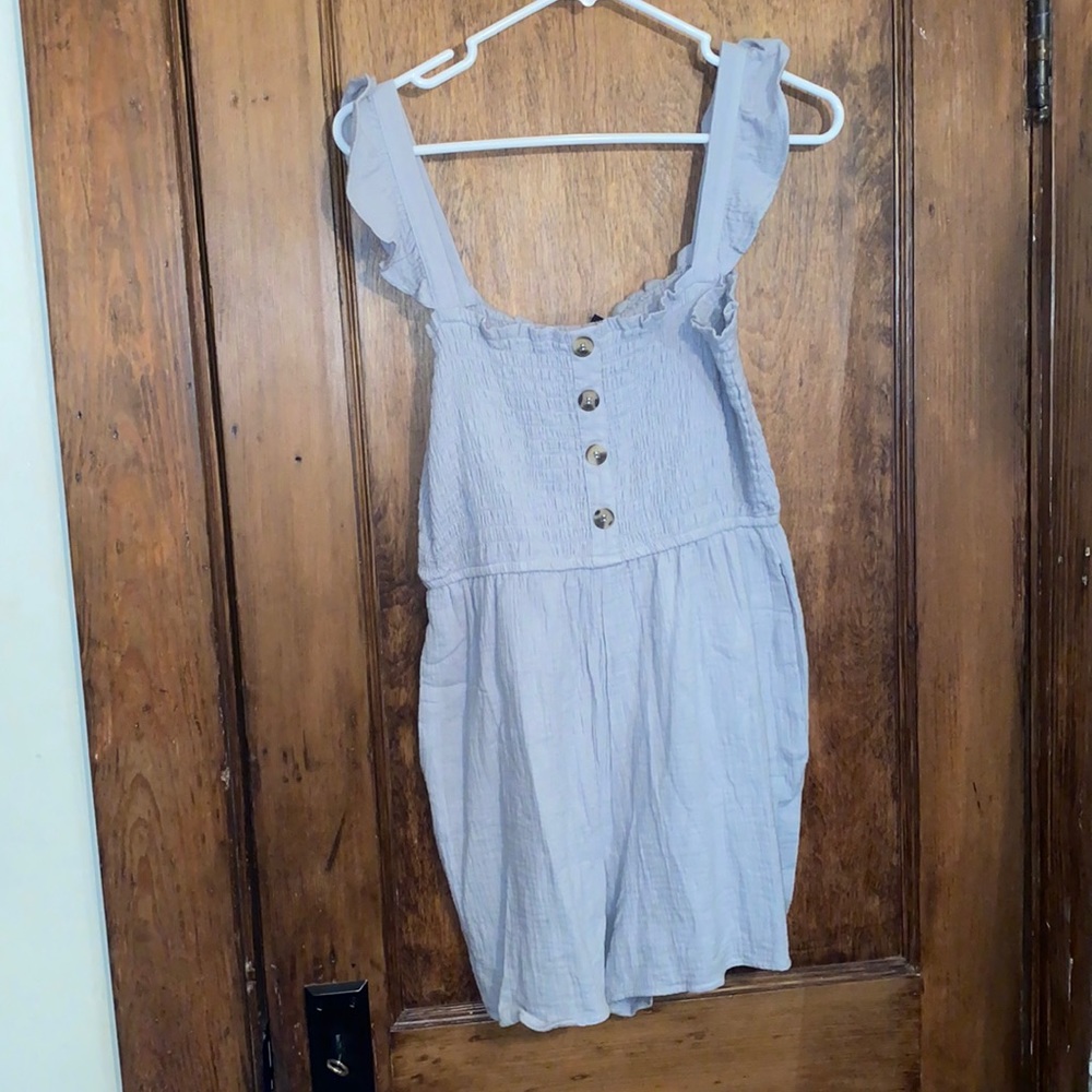 NWT gray romper